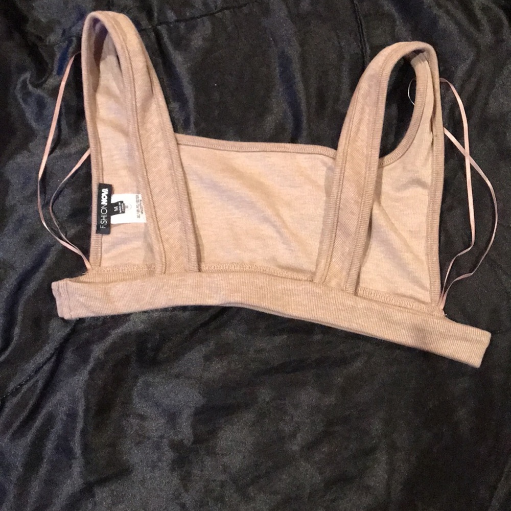 Crop top - mocha - Picture 3 of 4